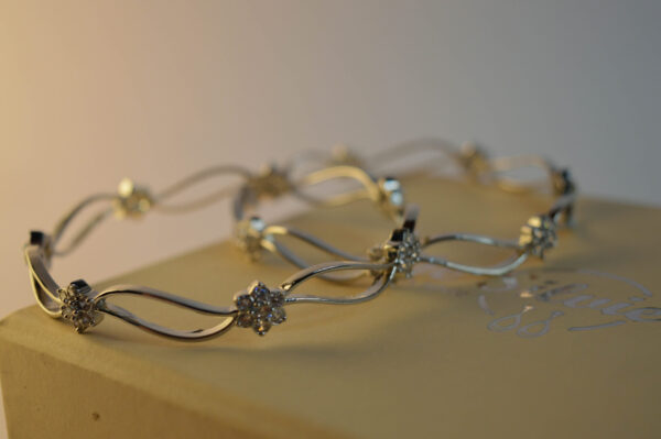 Floral Zircon Bracelets - Image 2