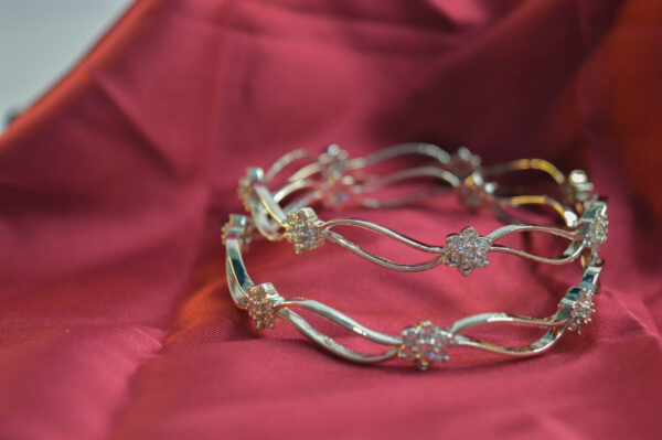 Floral Zircon Bracelets - Image 3