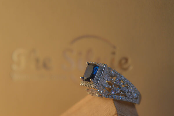 Blue Baguette Rings - Image 2