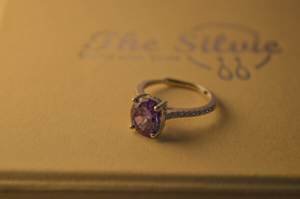 Purple Stone Ring - Image 2