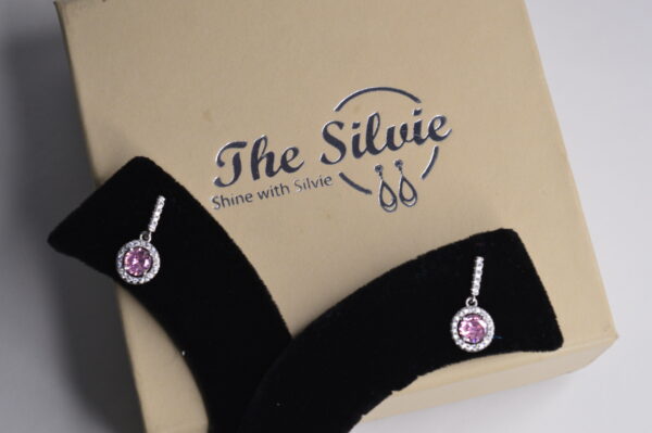 Elegance Pink Earing - Image 3